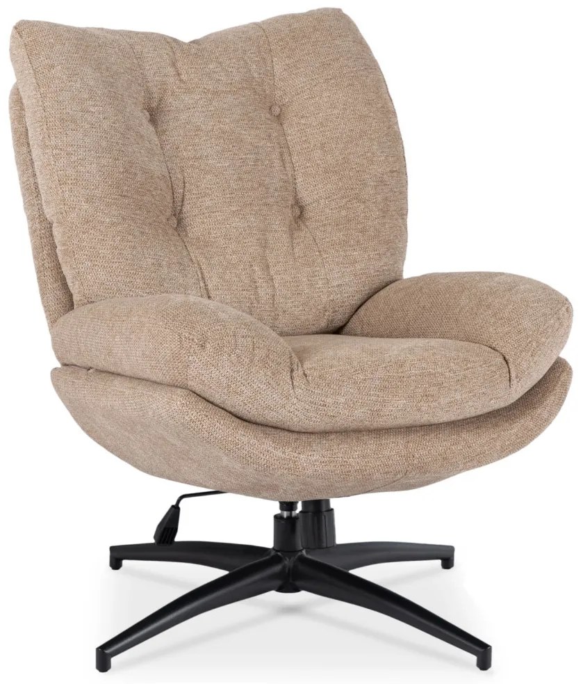 Forgó Relaxfotel Lábtartóval Bézs Színben. FREMONT