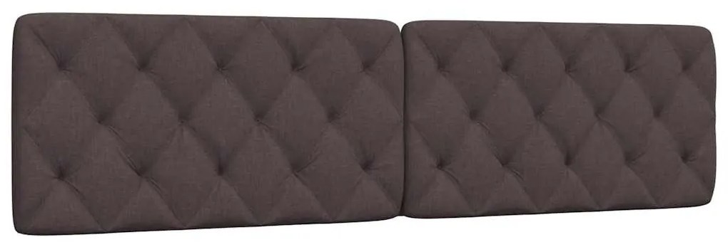 sötétbarna szövet fejtámla párna 200 cm