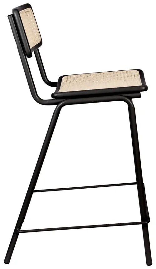 Fekete-natúr színű bárszék szett 2 db-os 93,5 cm Jort – Zuiver