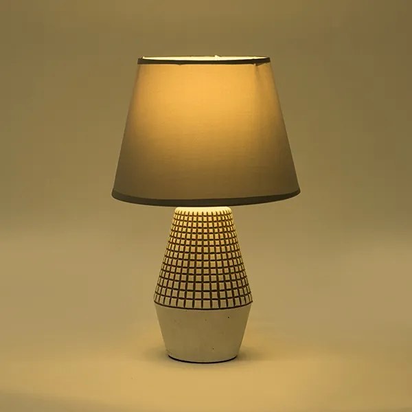 Asztali lámpa 1xE14/40W/230V fehér/szürke