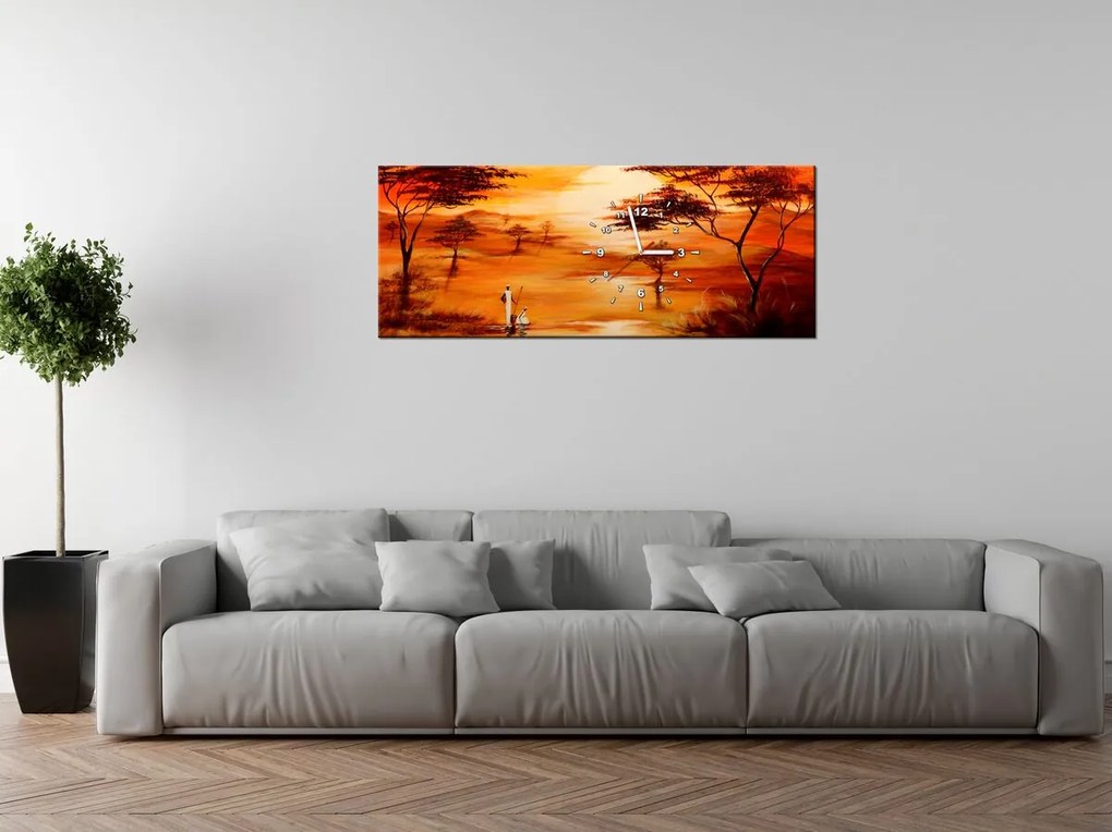 Gario Órás falikép Gyönyöru Afrika Méret: 100 x 40 cm