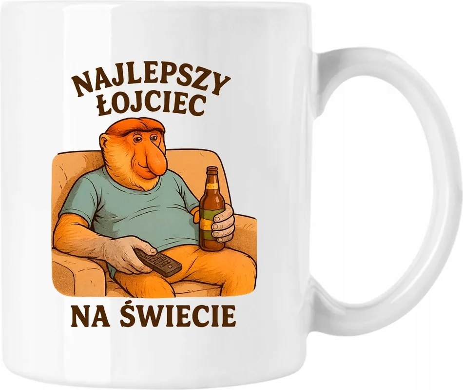 Bögre Apa Hordozó Janusz Wiral Fehér 330ml