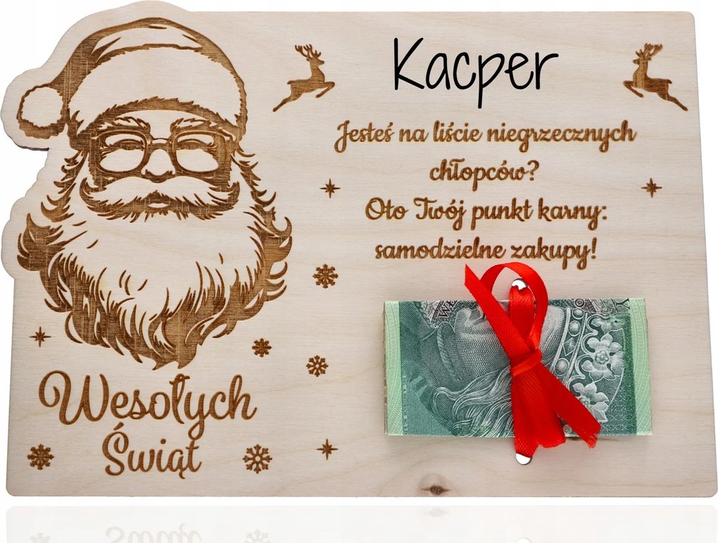 Karácsonyi Ajándékutalvány fa ajándékutalvány Mikulás