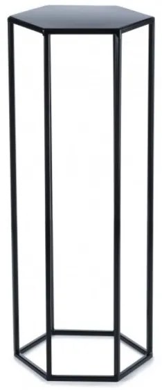 Virágállvány 70x24 cm fekete színben