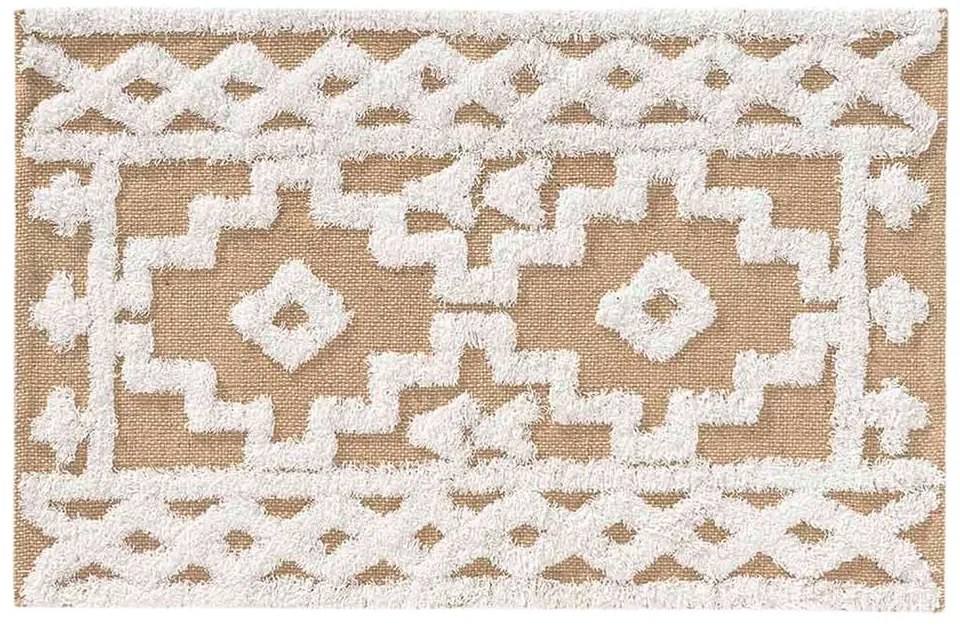 Bézs jutakeverék szőnyeg 60x90 cm Medine – douceur d'intérieur
