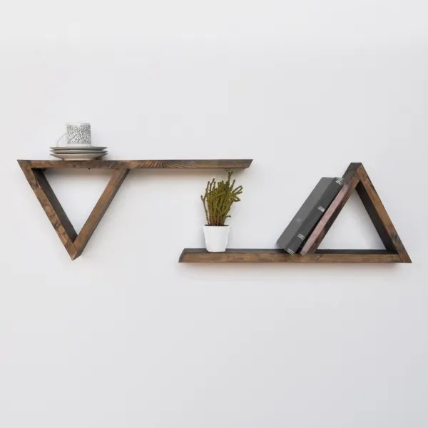 KÉSZLET 2x Fali polc fenyő