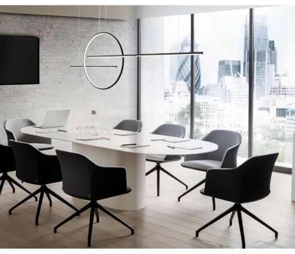 Redo 01-1737 - GIOTTO LED/56W/230V állítható fekete függeszték