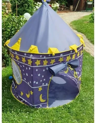 Palota alakú gyerek sátor - Kruzzel - kék