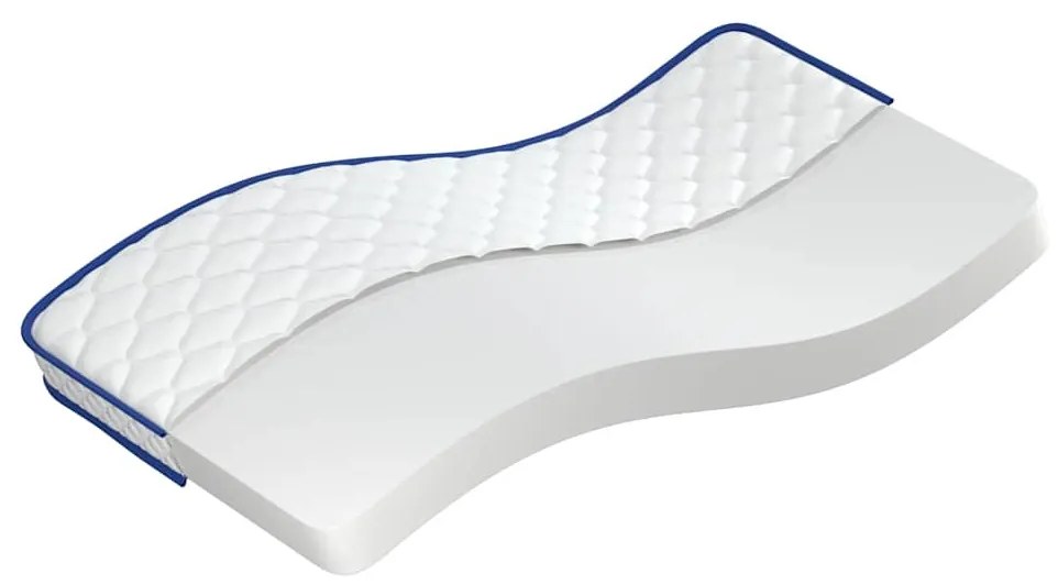 fehér memóriahabos matrac 100 x 200 x 17 cm puha