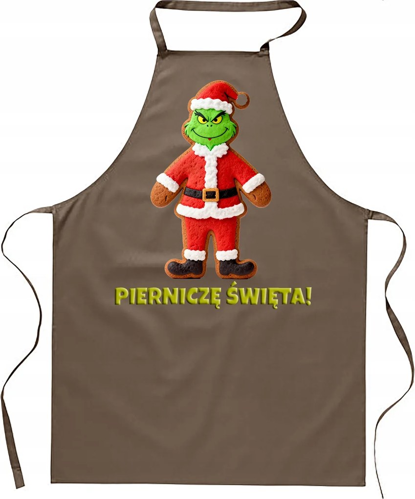 Konyhai Kötény Női férfi karácsonyi pamut nyomott mintás vicces