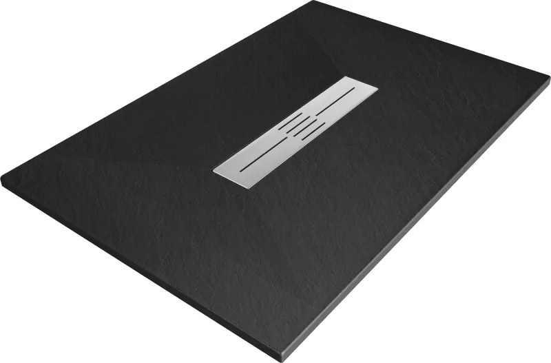 Mexen Toro SMC téglalap alakú zuhanytálca 110 x 80 cm, fekete - 43708011