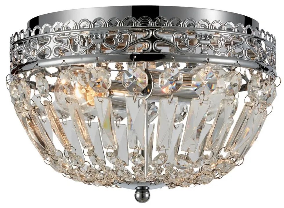 Markslöjd 108599 - Mennyezeti lámpa ETIENNE 2xE14/40W/230V fényes króm