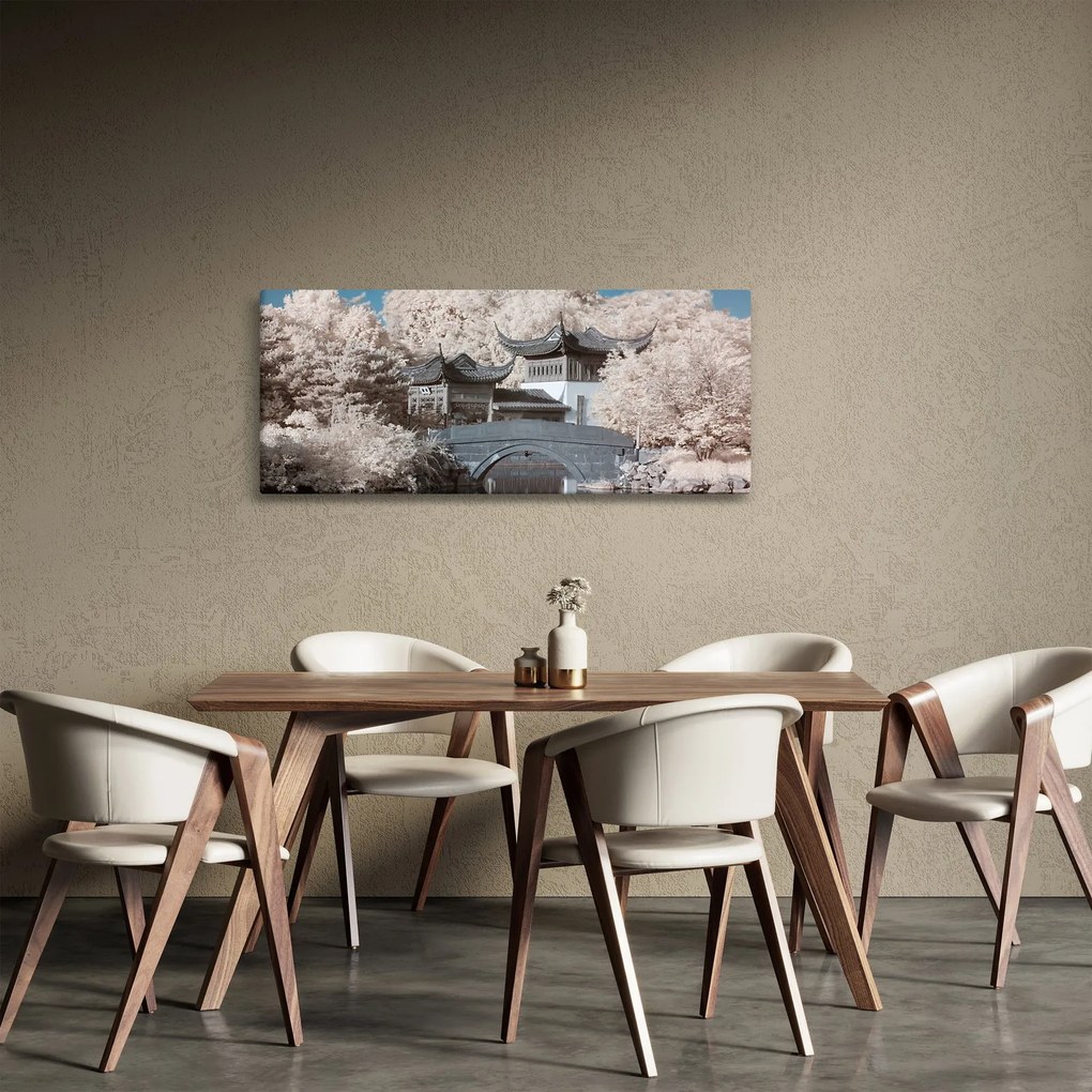 Kép - Virágzó fák Ázsiában (120x50 cm)