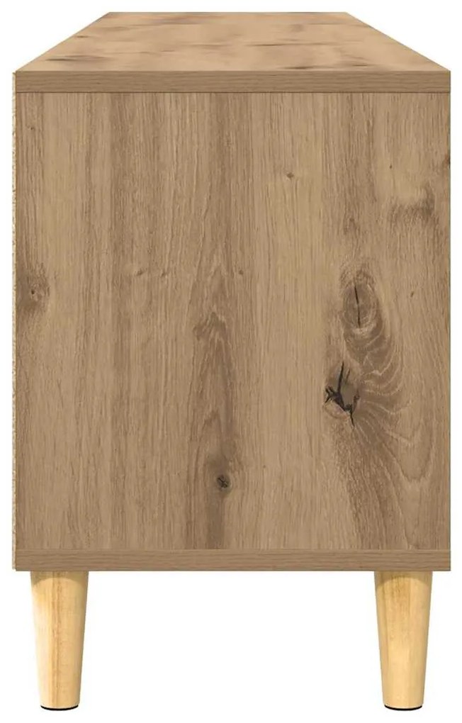 TV szekrény fiókkal kézműves tölgy 150 x 30 x 45 cm Faanyag