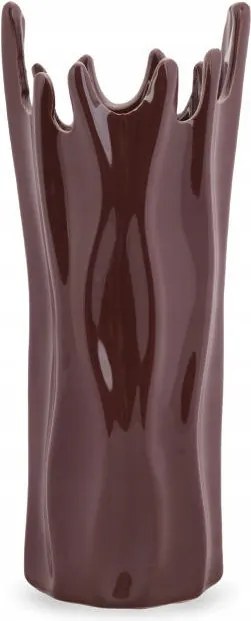 Korall váza barna szép dekoratív a nappaliba