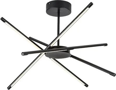 RÁBALUX 71338 HENLI2 Modern Led Függesztett Lámpa Fekete IP20
