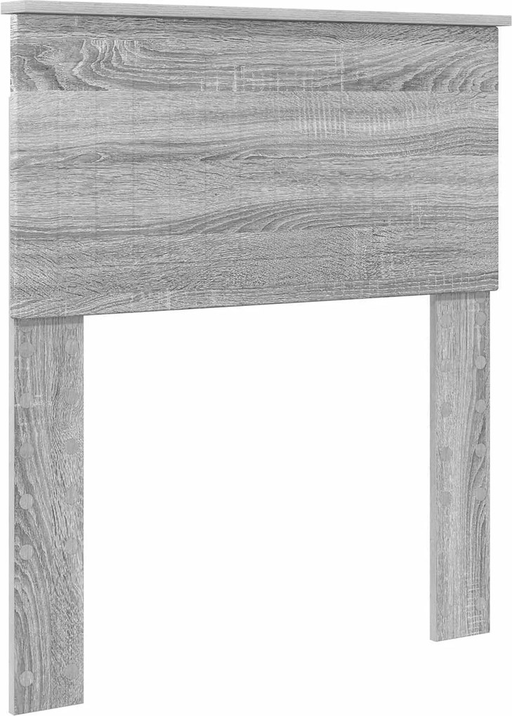 vidaXL Fejtámla Szürke Sonoma 75 cm Faanyag