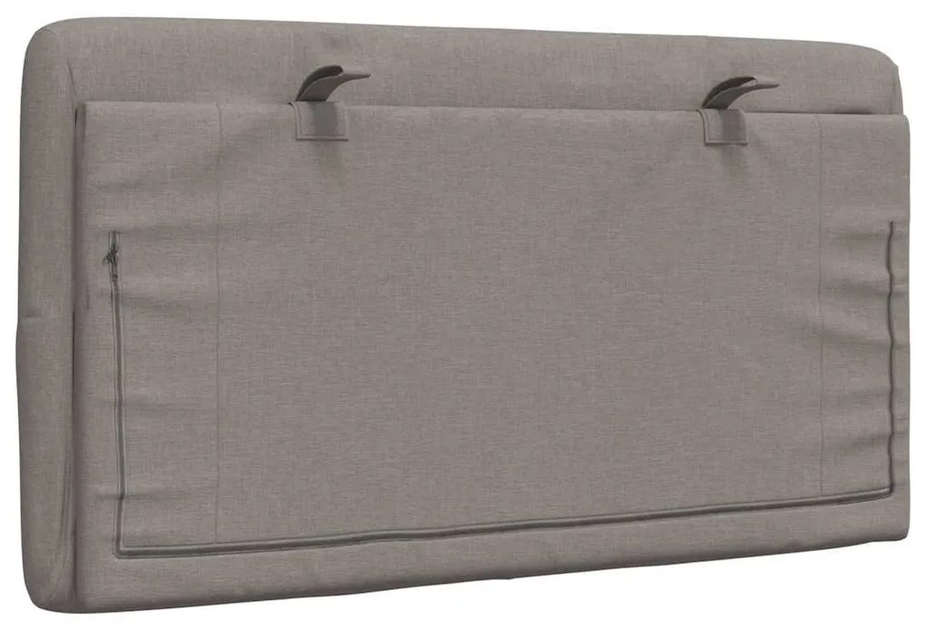 tópszínű szövet fejtámla párna 90 cm