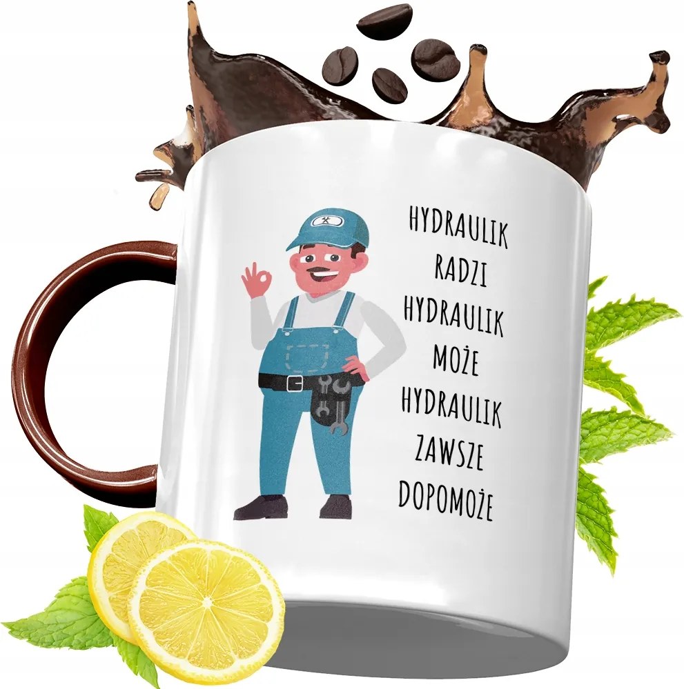 Bordó Bögre Vízvezeték Szerelőnek Születésnapi Ajándék fényképes nyomtatással