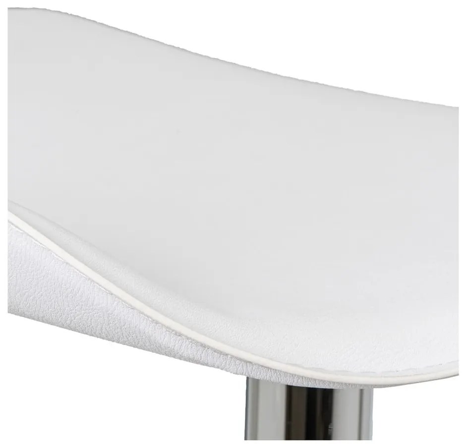 Fehér kárpitozott állítható magasságú bárszék szett 2 db-os (ülésmagasság 73 cm) – Casa Selección