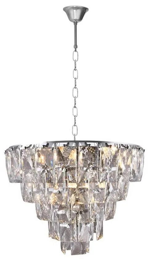 Kristály csillár láncon CHELSEA 6xE14/40W/230V