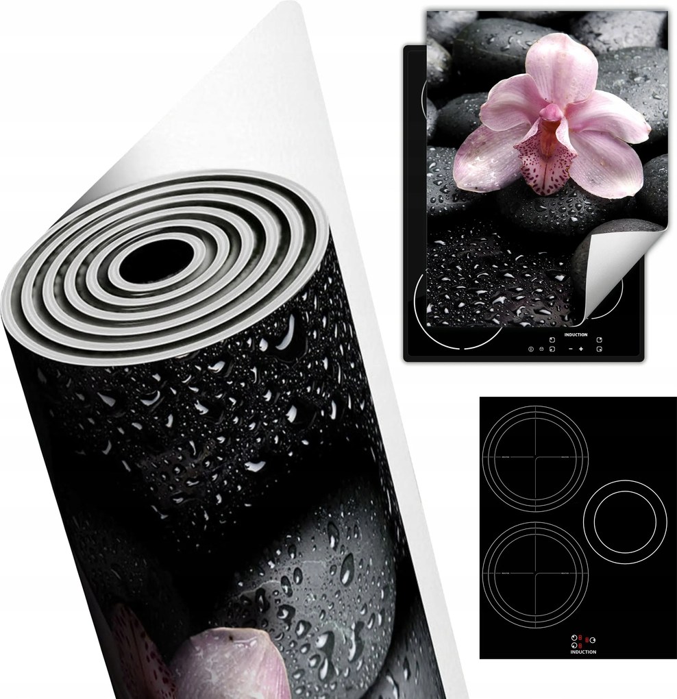 Tűzhelyvédő Szőnyeg Asztali Dekoráció 40x52 virág cseppek