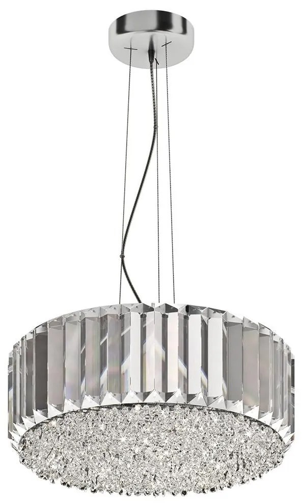 Brilagi - LED Kristály csillár zsinóron GLAMOUR 5xG9/42W/230V