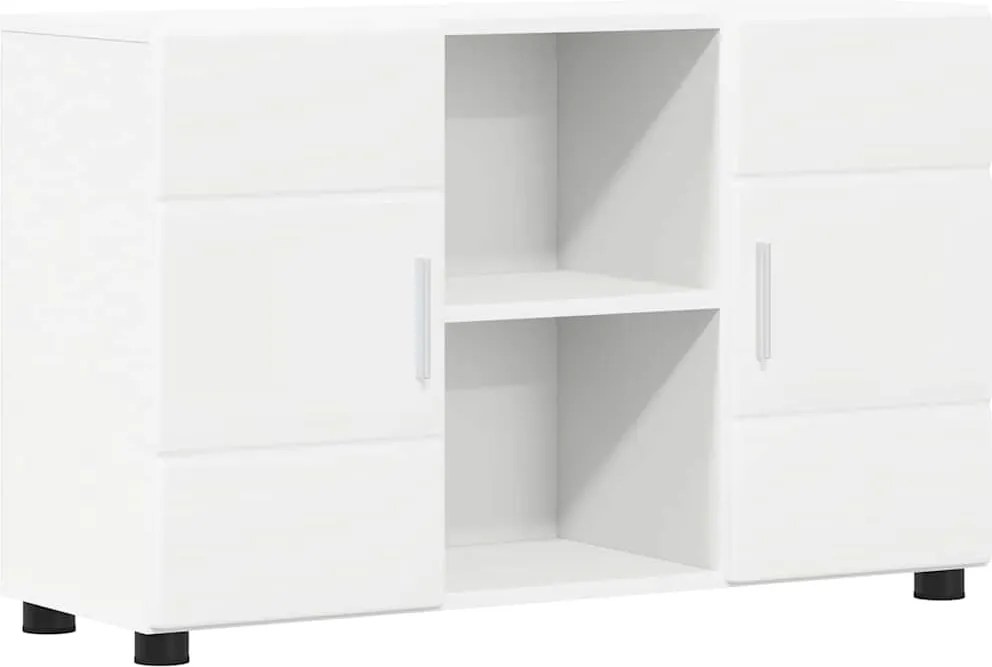 vidaXL Széf polcokkal FLORIN Fehér 88,5 x 30,5 x 55,5 cm Faanyag