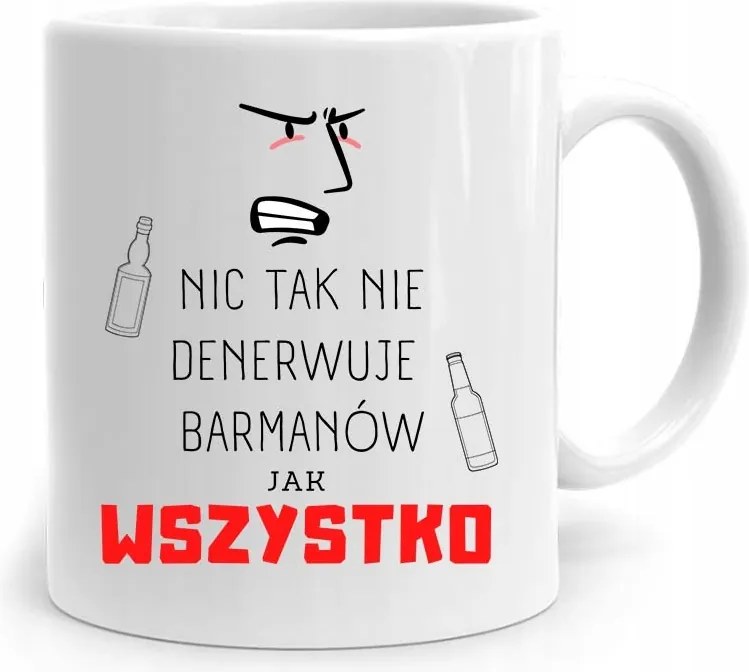 Ajándék Bögre Csaposnak Semmi Sem Idegesít Annyira A fényképes nyomattal