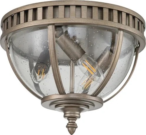 Kichler KL-HALLERON-F-BU - Kültéri mennyezeti lámpa HALLERON 3xE14/40W/230V IP44