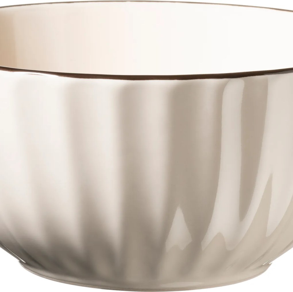 Mäser 4 db-os tálkészlet OSITA – 15 cm, krémes, 15 cm