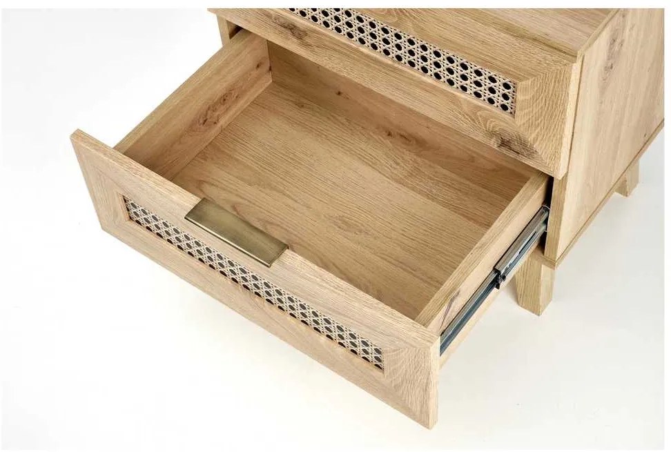 Rustico éjjeliszekrény, artisan tölgy