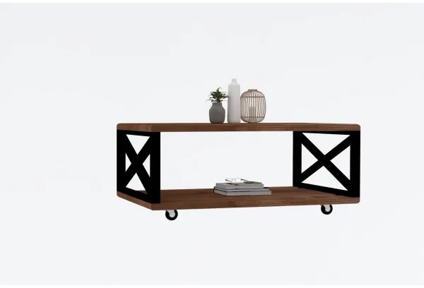 Kávésasztal YUSO 42,5x98 cm fenyő