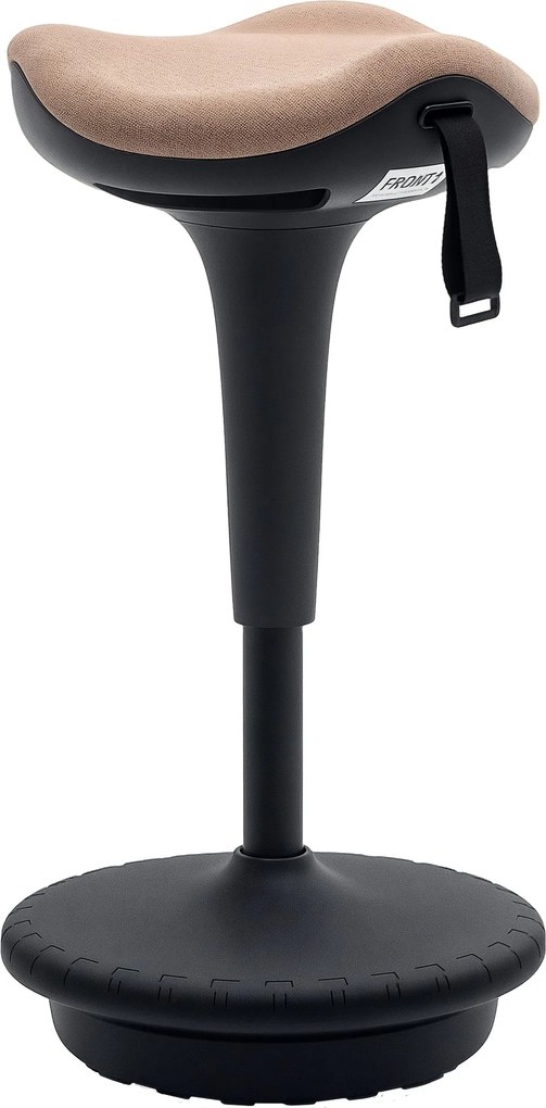 HOMCOM Irodai Szék Forgatható Funkcióval, Ergonomikus Szék, Munka Szék, Magasságban Állítható Ülőlap 68,5-83,5 cm, Nagy Talpú, 360°-ban Forgatható Áll