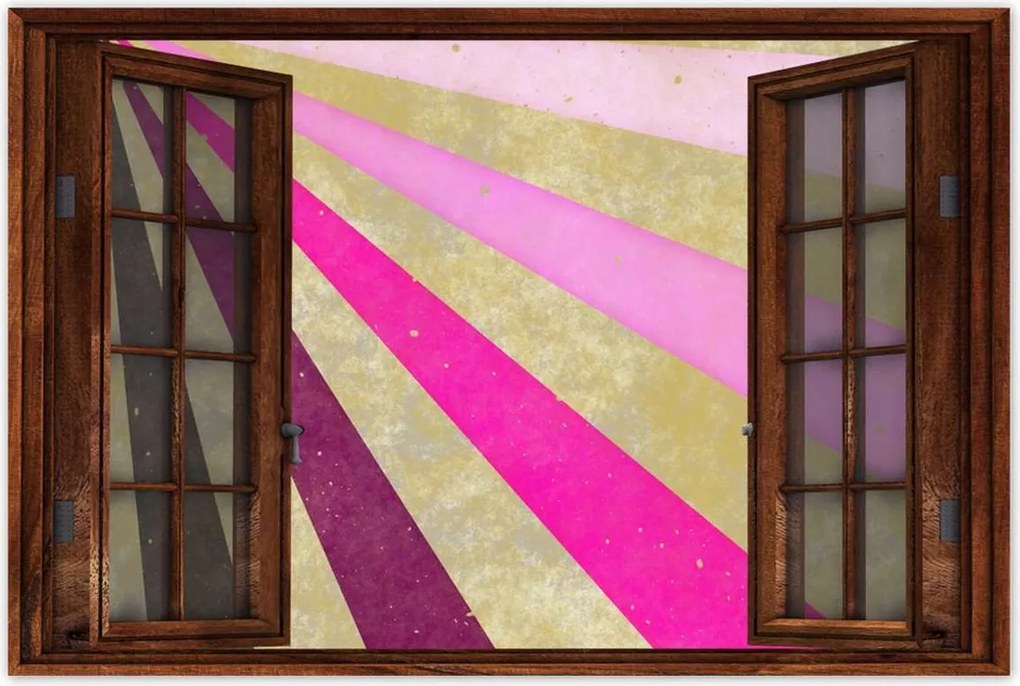 Poszterek 60x40 Lila csíkos