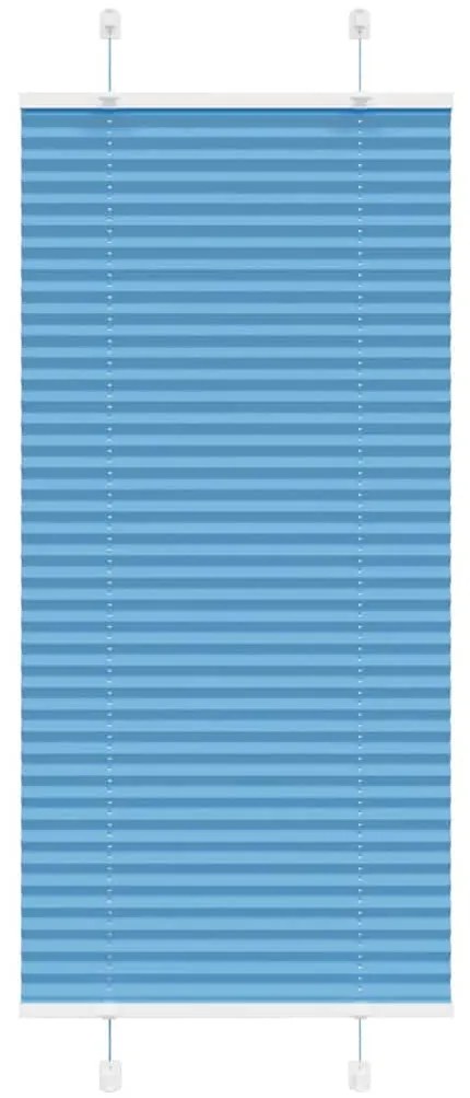 pliszírozott redőny kék 65x100 cm szövetszélesség 64,4 cm
