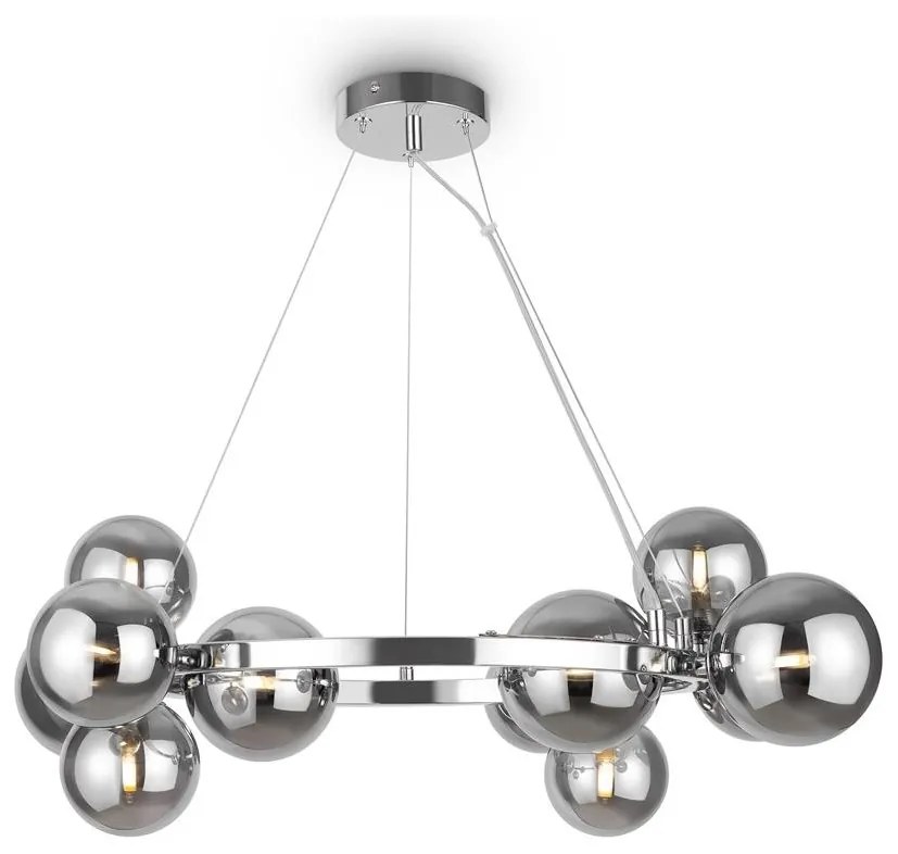 Maytoni MOD545PL-11CH - Csillár zsinóron DALLAS 11xG9/28W/230V króm