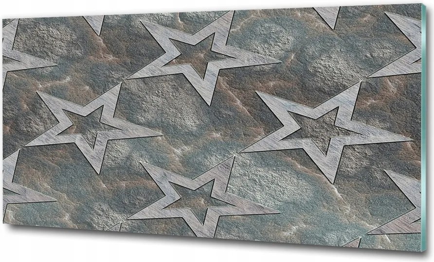 Fotó-üvegkép Kő csillagok 125x50