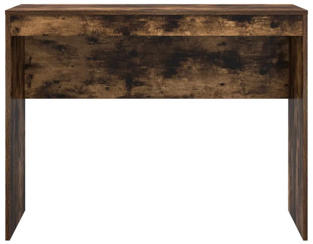 vidaXL Íróasztal Füstölt tölgy Szerelt fa 100 x 40 x 76 cm
