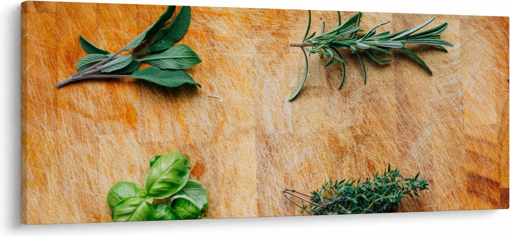 Kép - Gyógynövények (120x50 cm)
