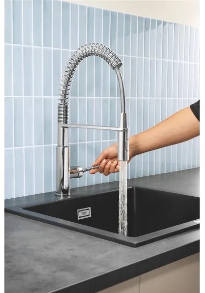 GROHE 30361000 - Konyhai csaptelep GET 455 mm, fényes króm
