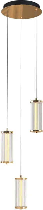 ZUMA LINE MD3147-3A-3GT CALLY Modern Led Függesztett Lámpa Arany LED IP20
