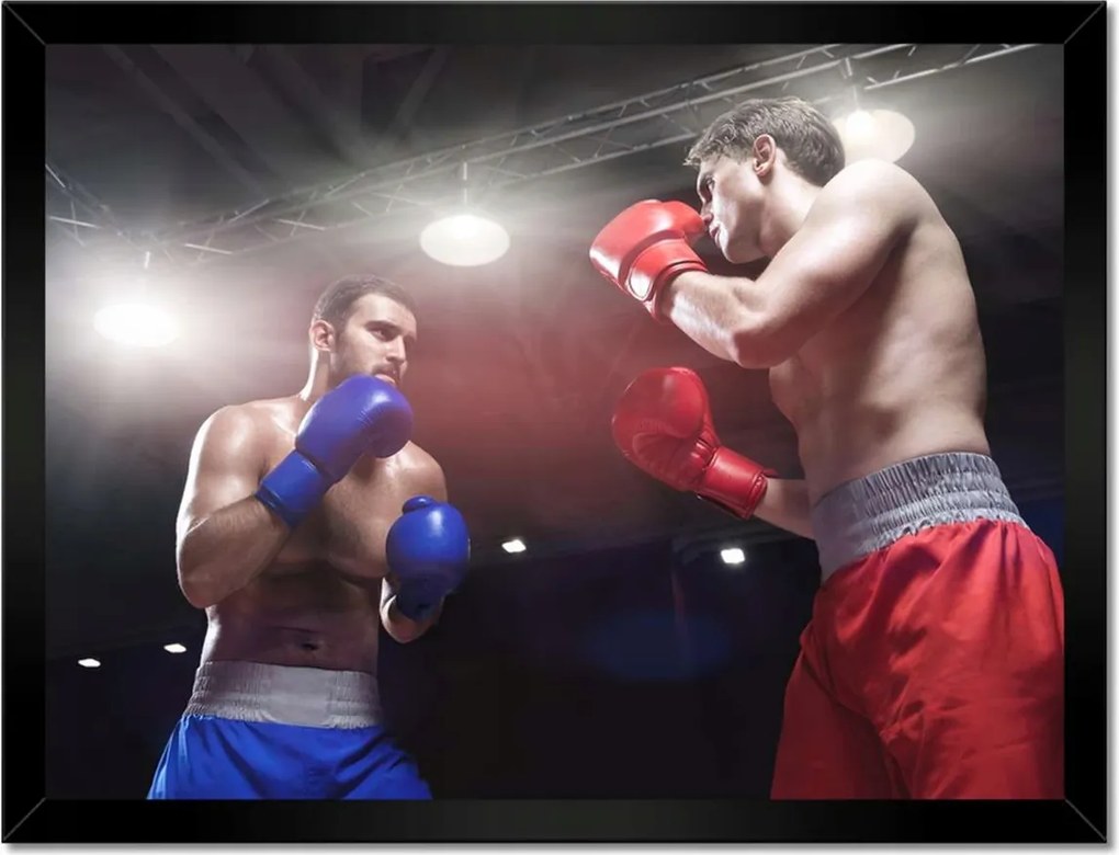 Poszterek keretben 40x30 Ökölvívó harc Ökölvívás