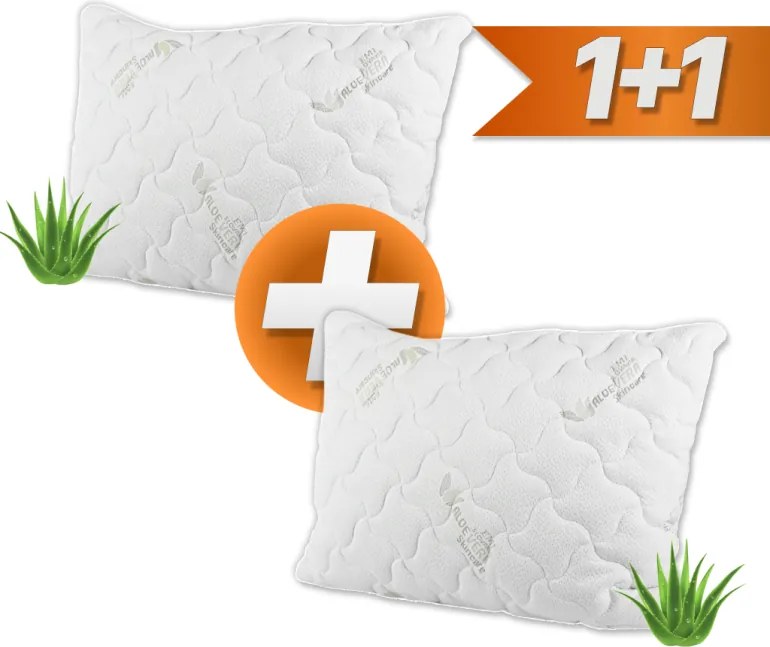 EMI Aloe Vera steppelt antiallergén párna 70x90 cm, 1+1 INGYEN