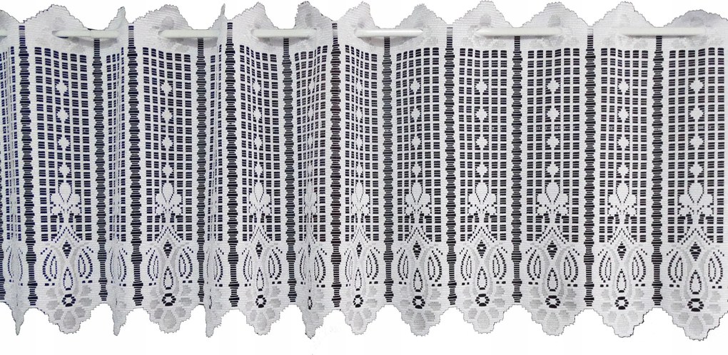 Mg Irigység jacquard 668/13 fehér 250x40cm M