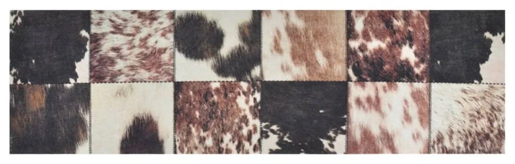 mosható állatbőr mintás bársony konyhaszőnyeg 60 x 180 cm