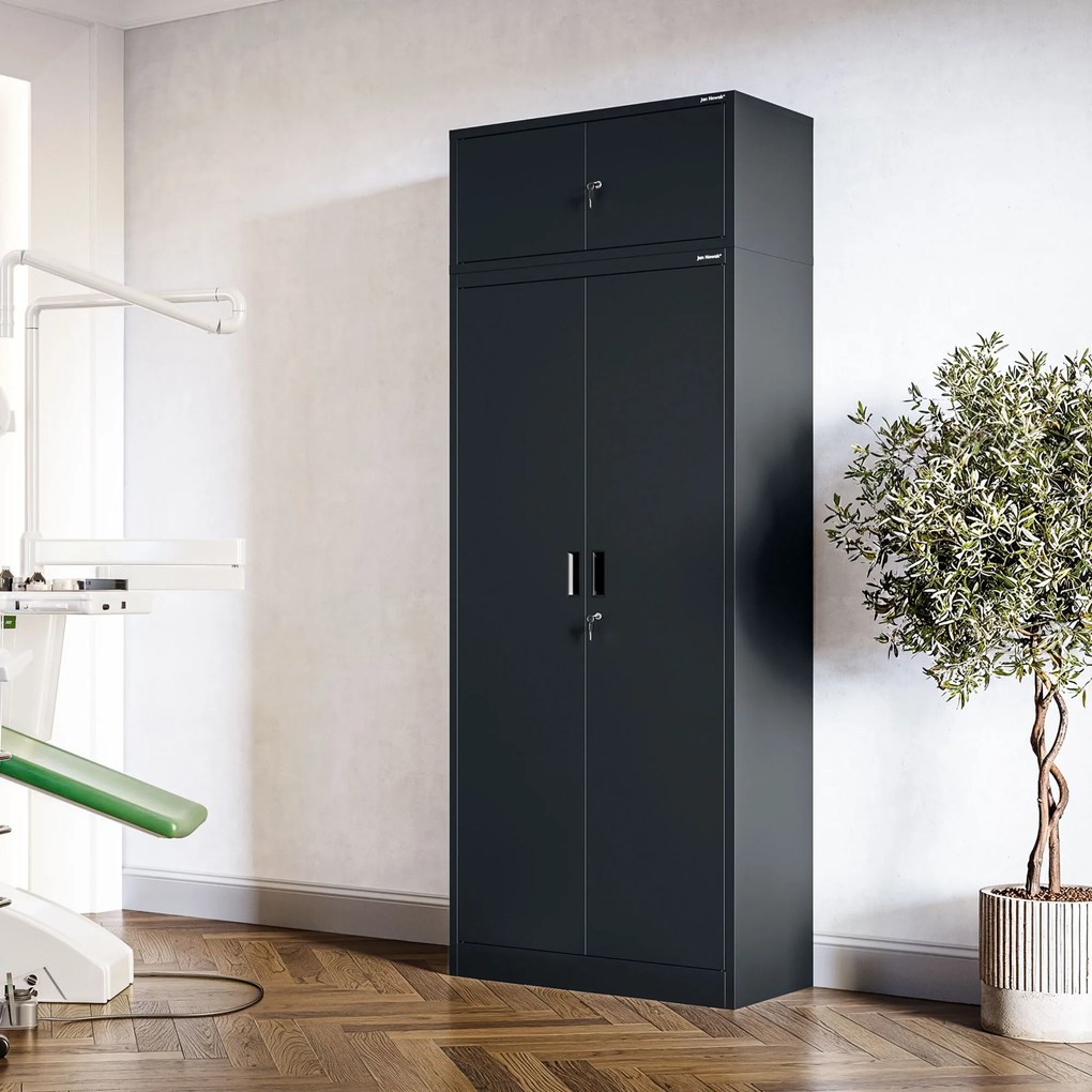 Szekrény-felépítmény, antracit, 800x380x400 mm: EWA
