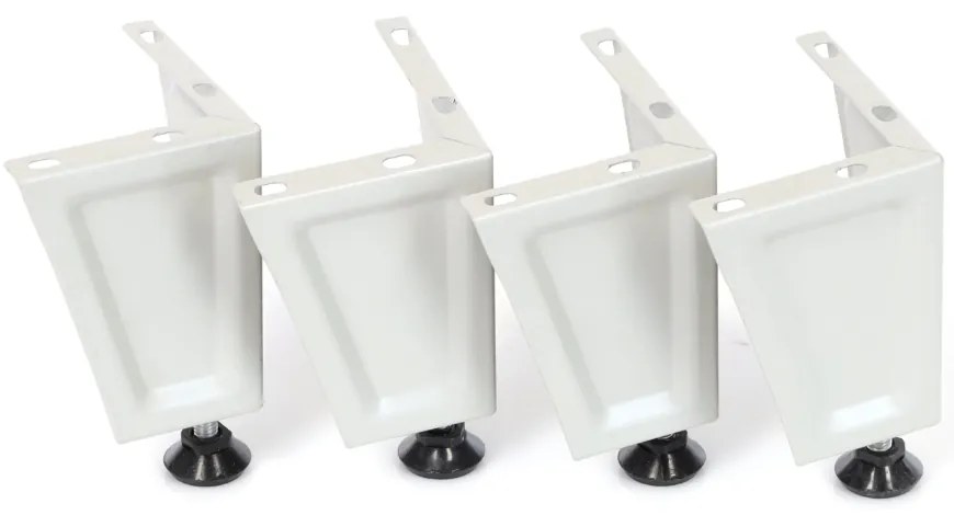 Fém szekrény - 2 doboz, 38 x 45 x 196,5 cm, helyreigazítással, lakathoz zár, világos szürke - ral 7035