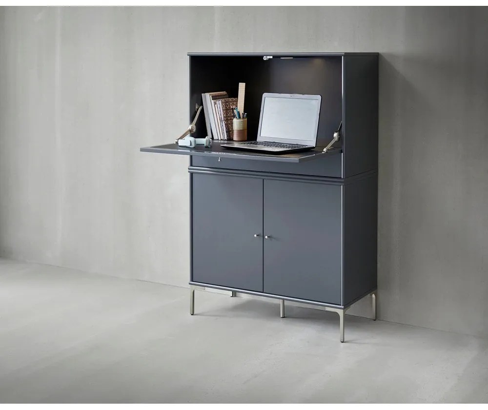 Sötétszürke bortartó szekrény 89x76 cm Mistral 004 - Hammel Furniture