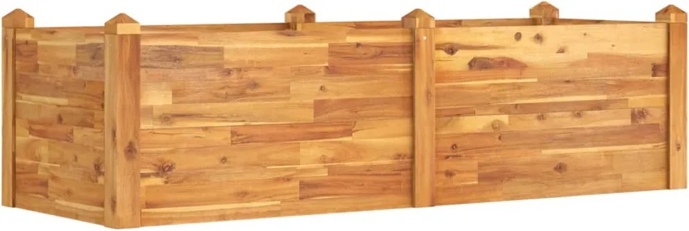 vidaXL tömör akácfa kerti magaságyás 160 x 60 x 44 cm